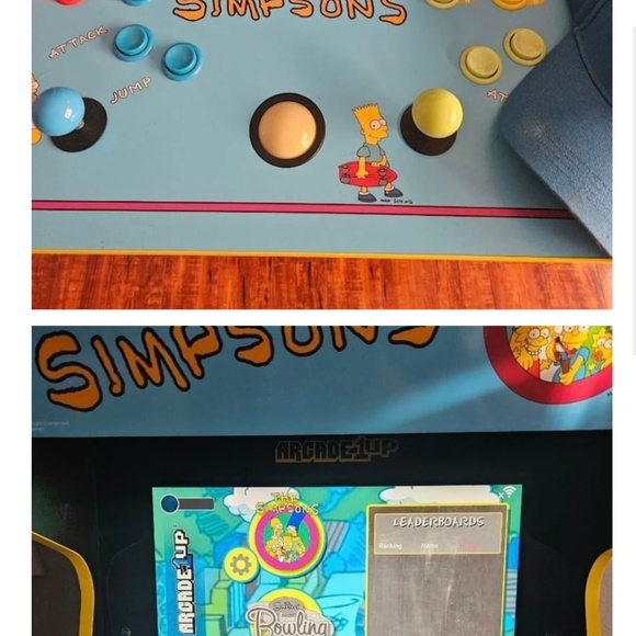 One up arcade simpsons machine - Picture 2 of 4